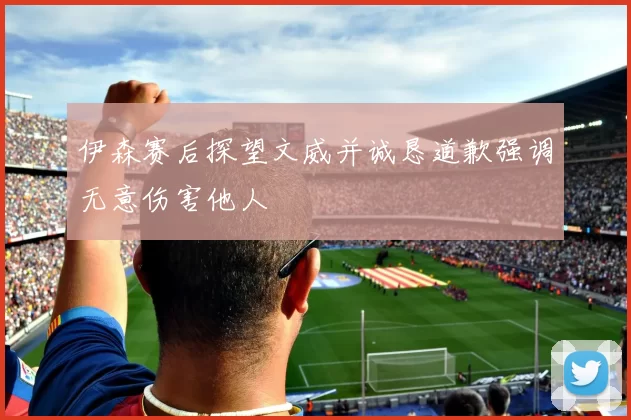 伊森赛后探望文威并诚恳道歉强调无意伤害他人
